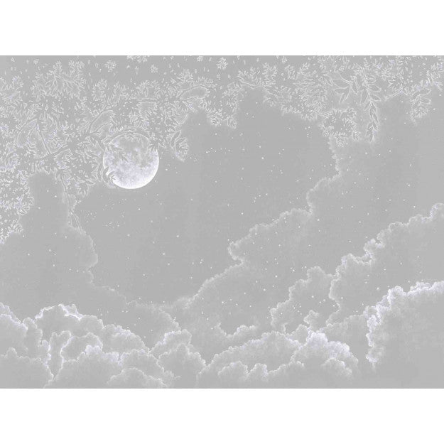 Les Dominotiers Moonlight, Grey Behang DOM 302-1