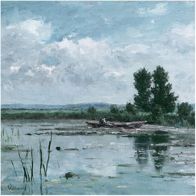 Les Dominotiers Morning Lake Behang DOM 151