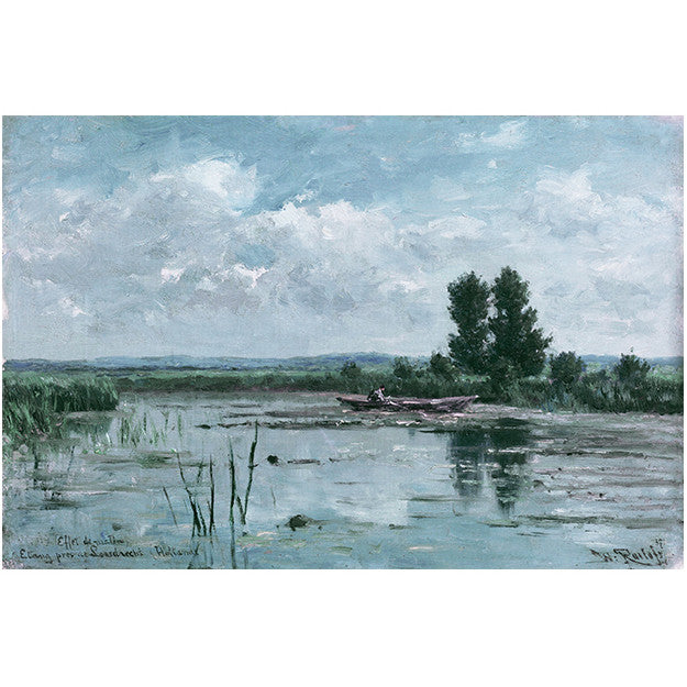 Les Dominotiers Morning Lake Behang DOM 151