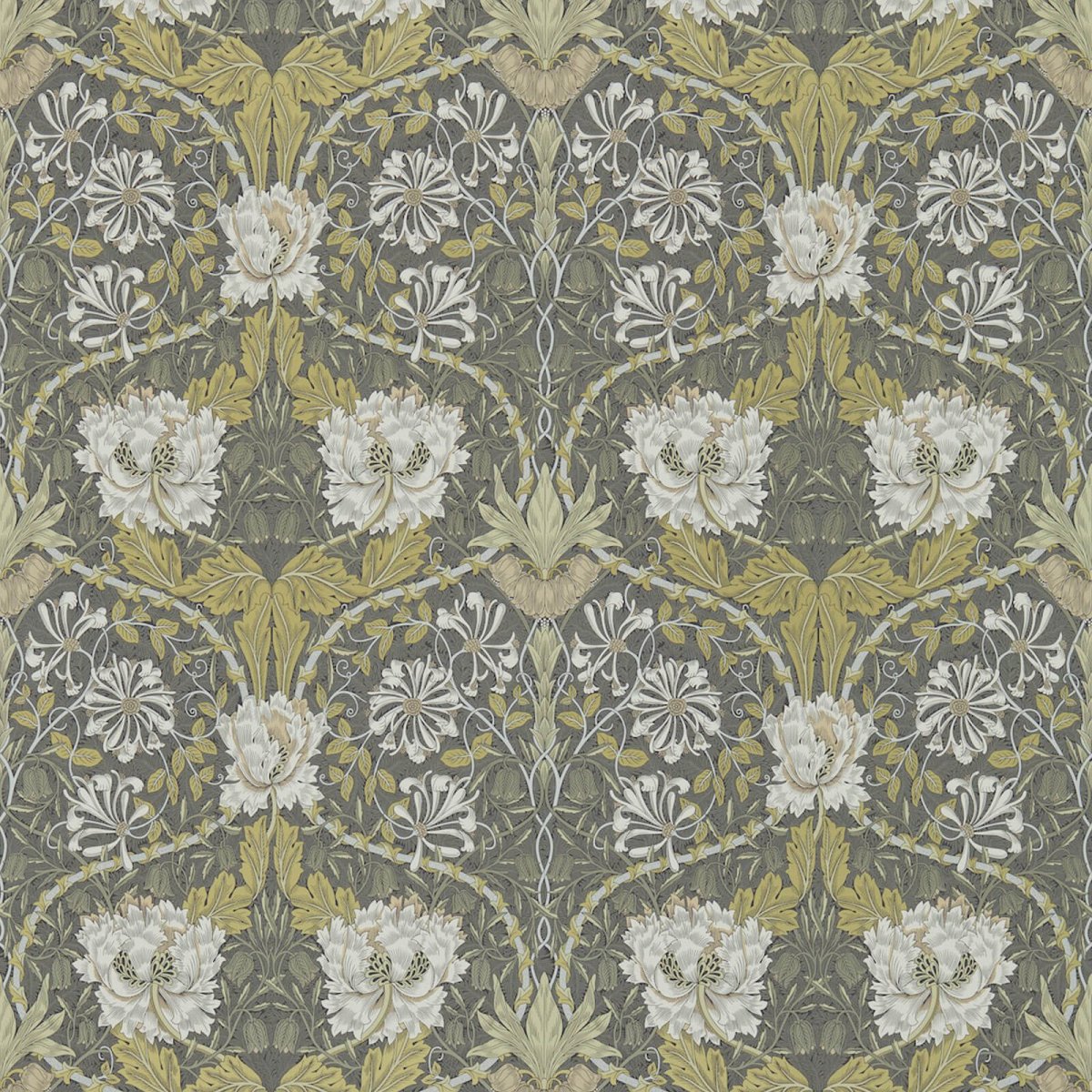 Morris & Co. Honeysuckle & Tulip Behang 216465 - LAB COLOUR THE WORLD