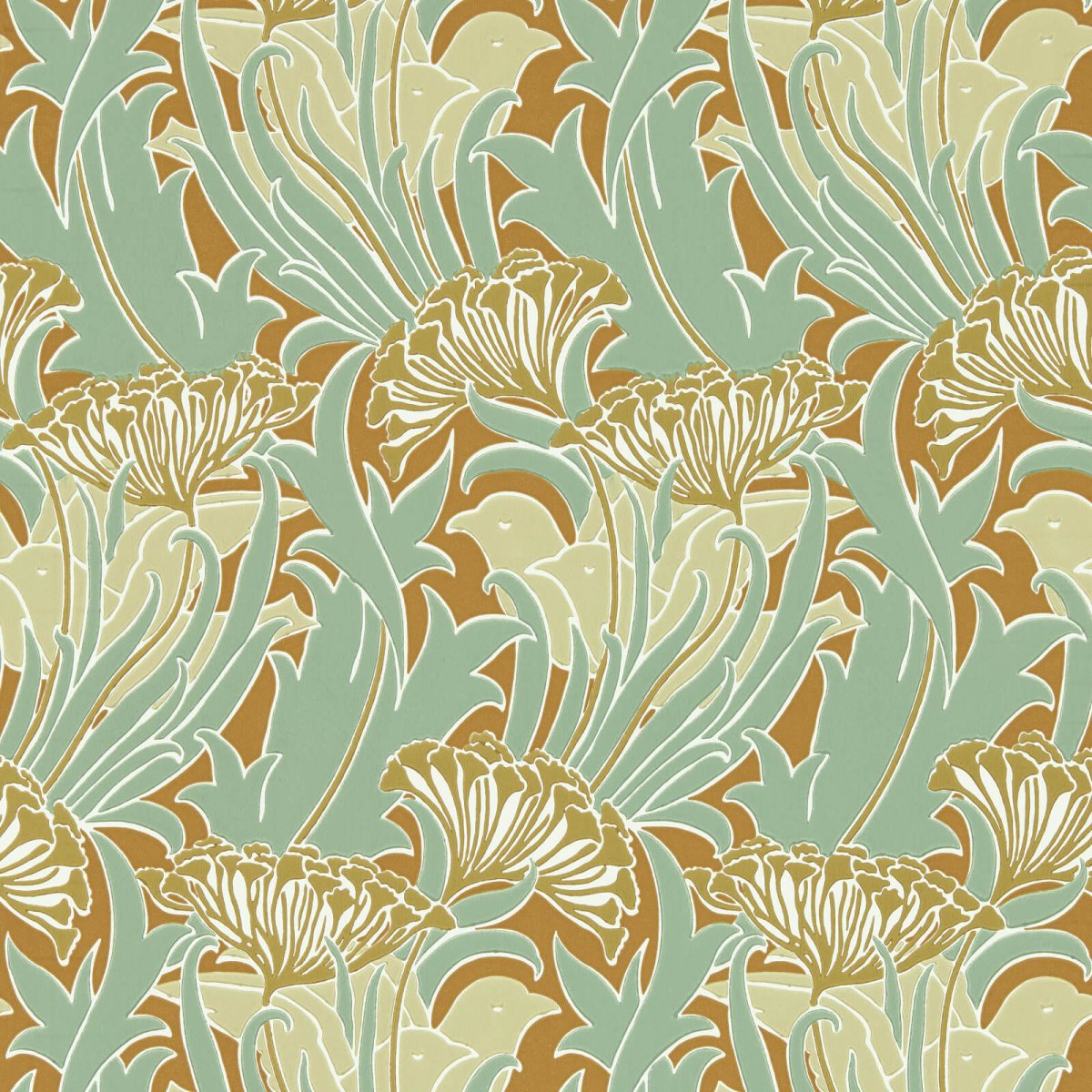 Morris & Co. Laceflower Behang 217354 - LAB COLOUR THE WORLD