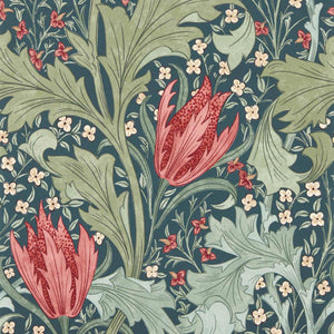 Morris & Co. Lent Lily Behang 217595 - LAB COLOUR THE WORLD