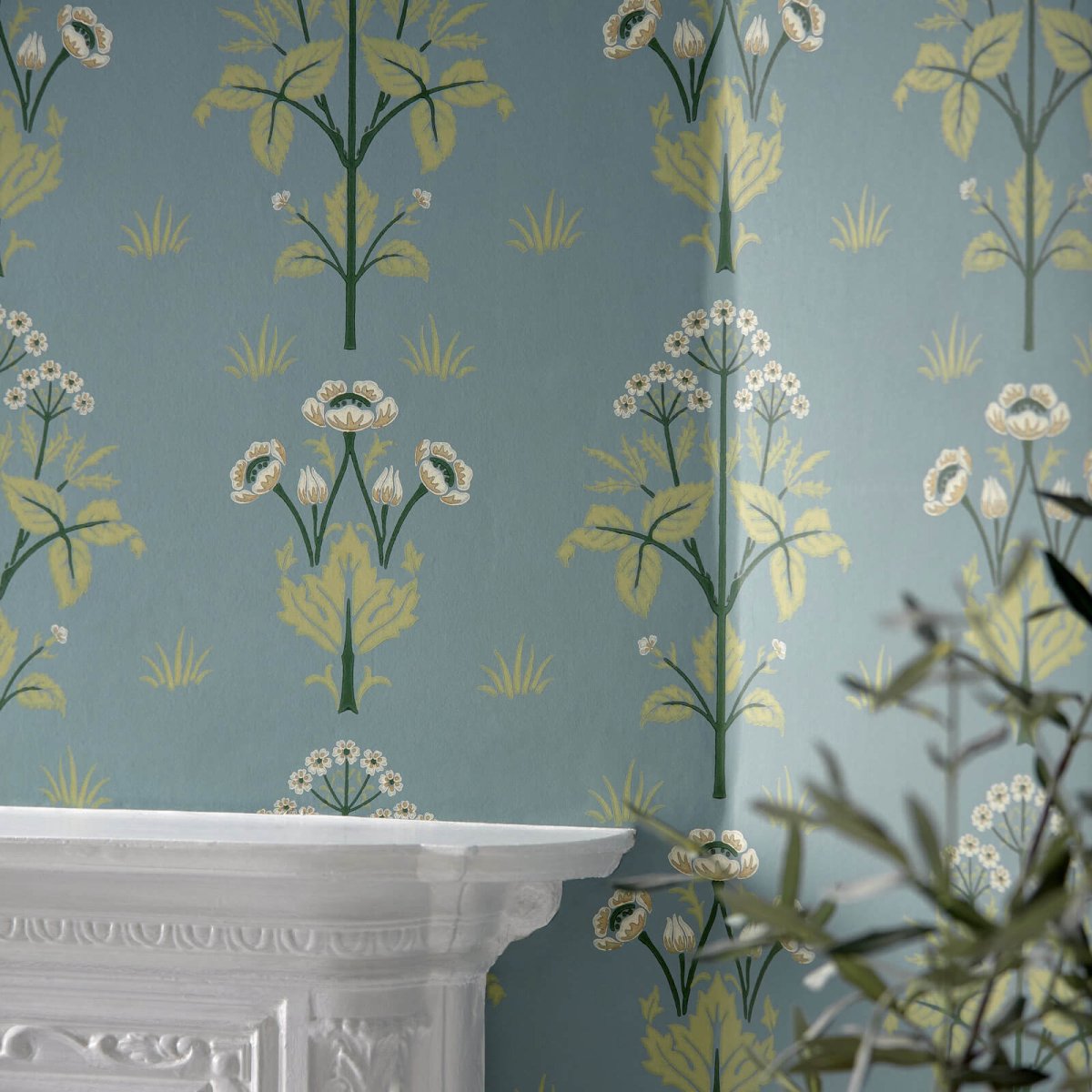 Morris & Co. Meadow Sweet Behang 217367 - LAB COLOUR THE WORLD