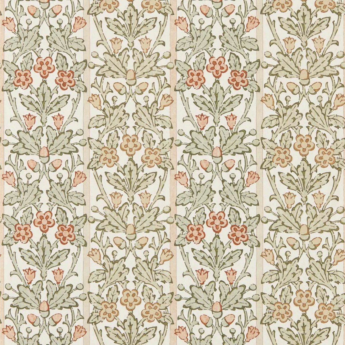 Morris & Co. Oak & Blossom Behang 217589 - LAB COLOUR THE WORLD