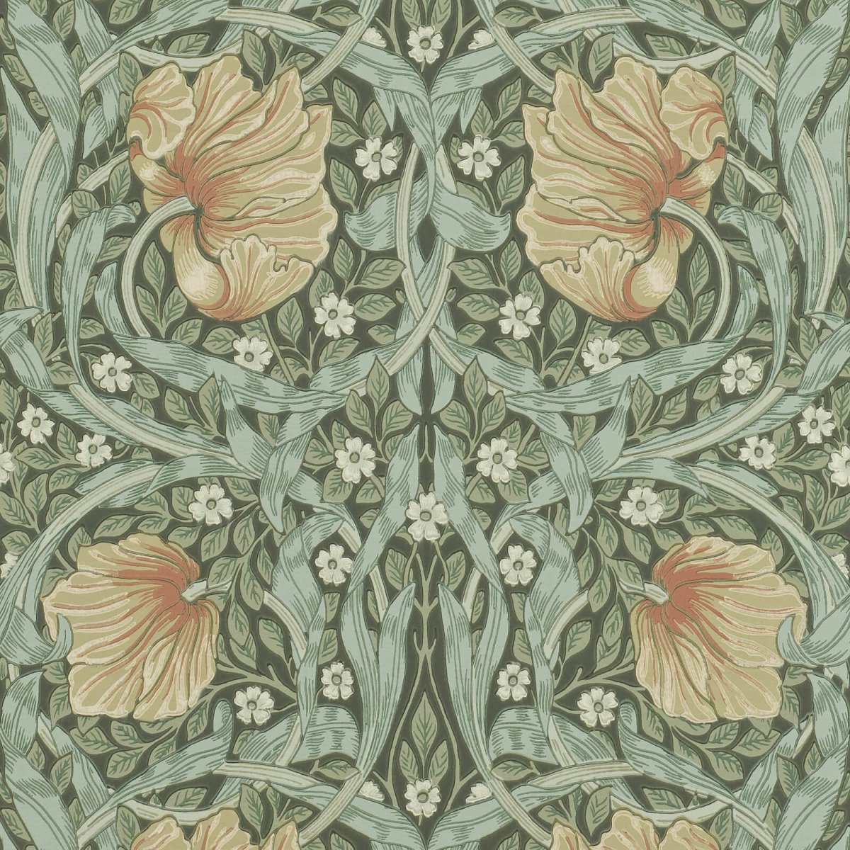 Morris & Co. Pimpernel Behang 210388 - LAB COLOUR THE WORLD