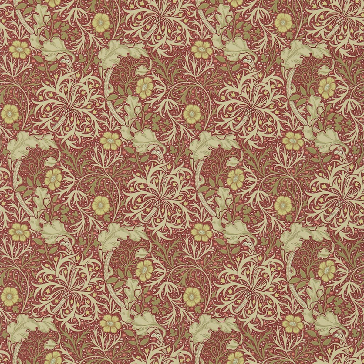 Morris & Co. Pink & Rose Behang 212569 - LAB COLOUR THE WORLD