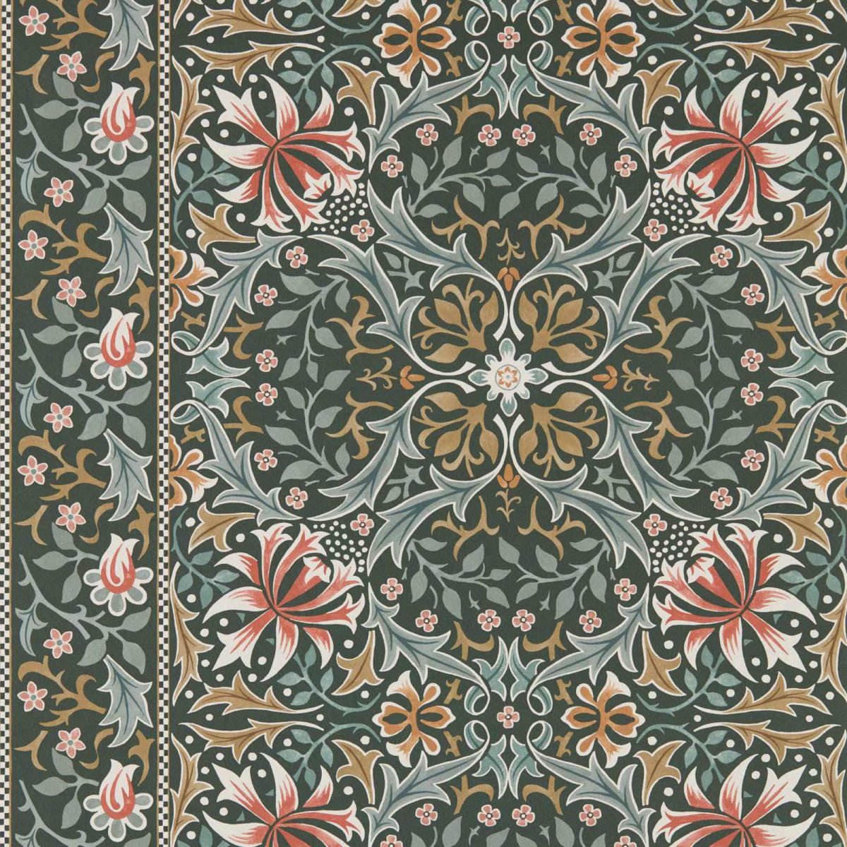 Morris & Co. Walthamstow Behang 217600 - LAB COLOUR THE WORLD