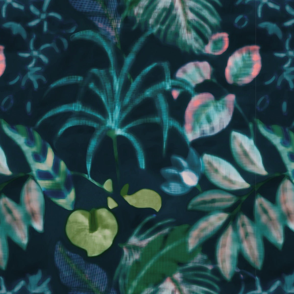 Nobilis Hibiscus Behang COS153 - LAB COLOUR THE WORLD