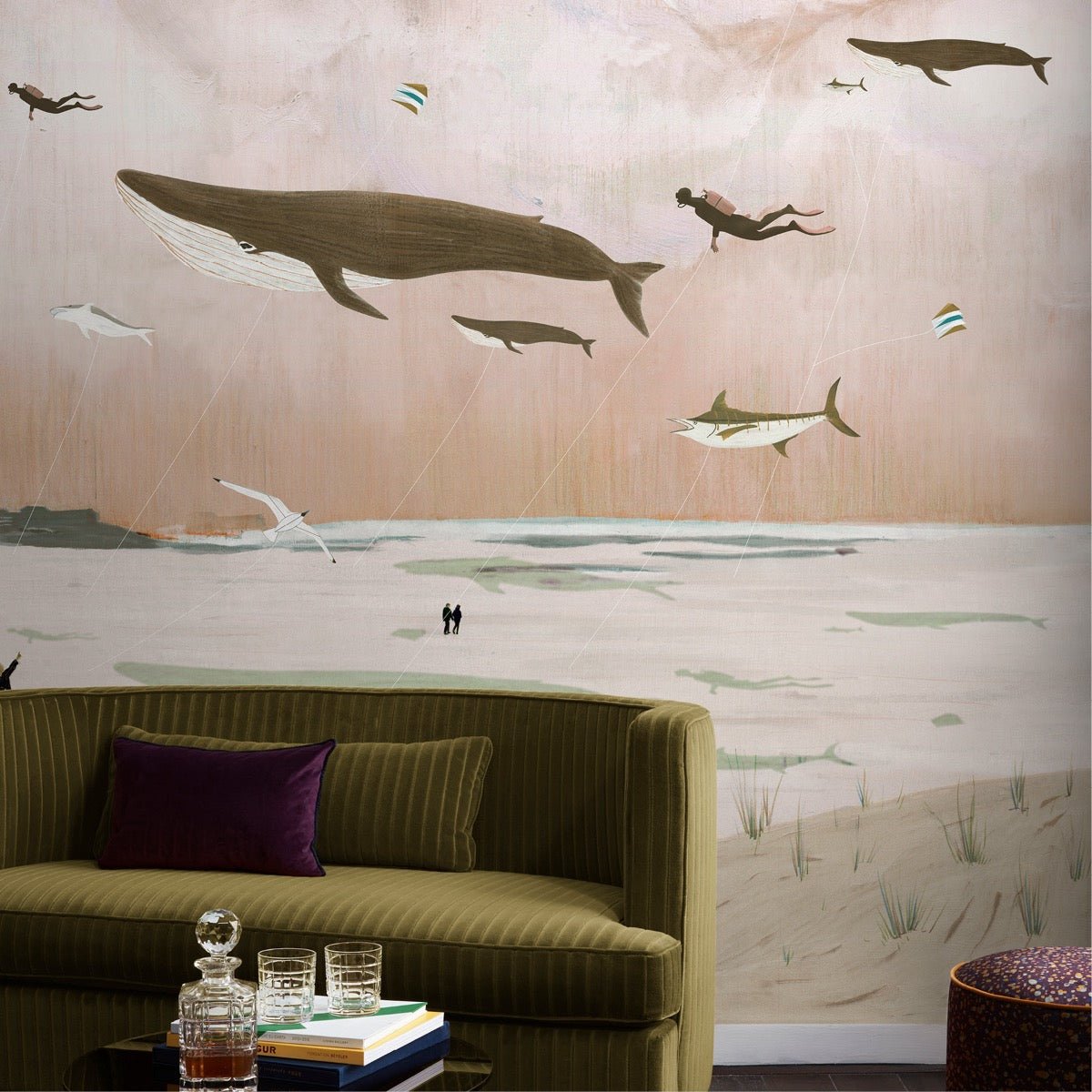 Nobilis Les Jardins Du Vent Behang PAN161 - LAB COLOUR THE WORLD