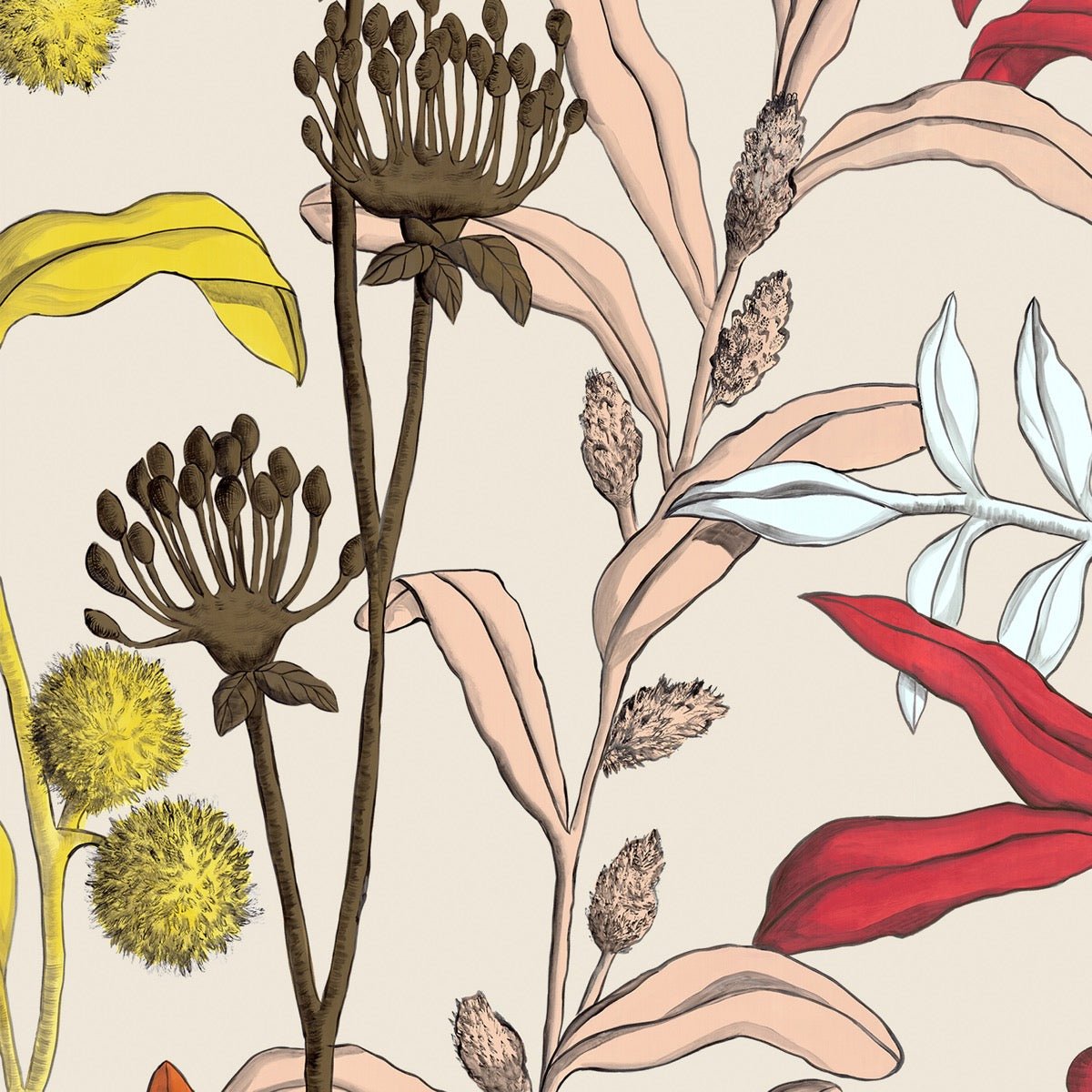 Nobilis Petals And Berries Behang MHP93 - LAB COLOUR THE WORLD