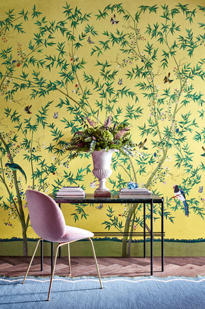 Little Greene Belton Scenic Behang 0245BSSUNB2 - LAB COLOUR THE WORLD