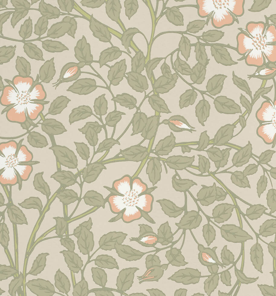 Little Greene Briar Rose Behang 0263BRGMIST - LAB COLOUR THE WORLD