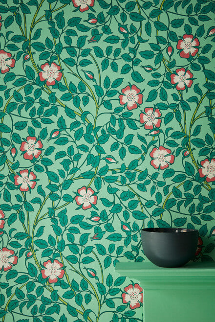 Little Greene Briar Rose Behang 0263BRGVERD - LAB COLOUR THE WORLD