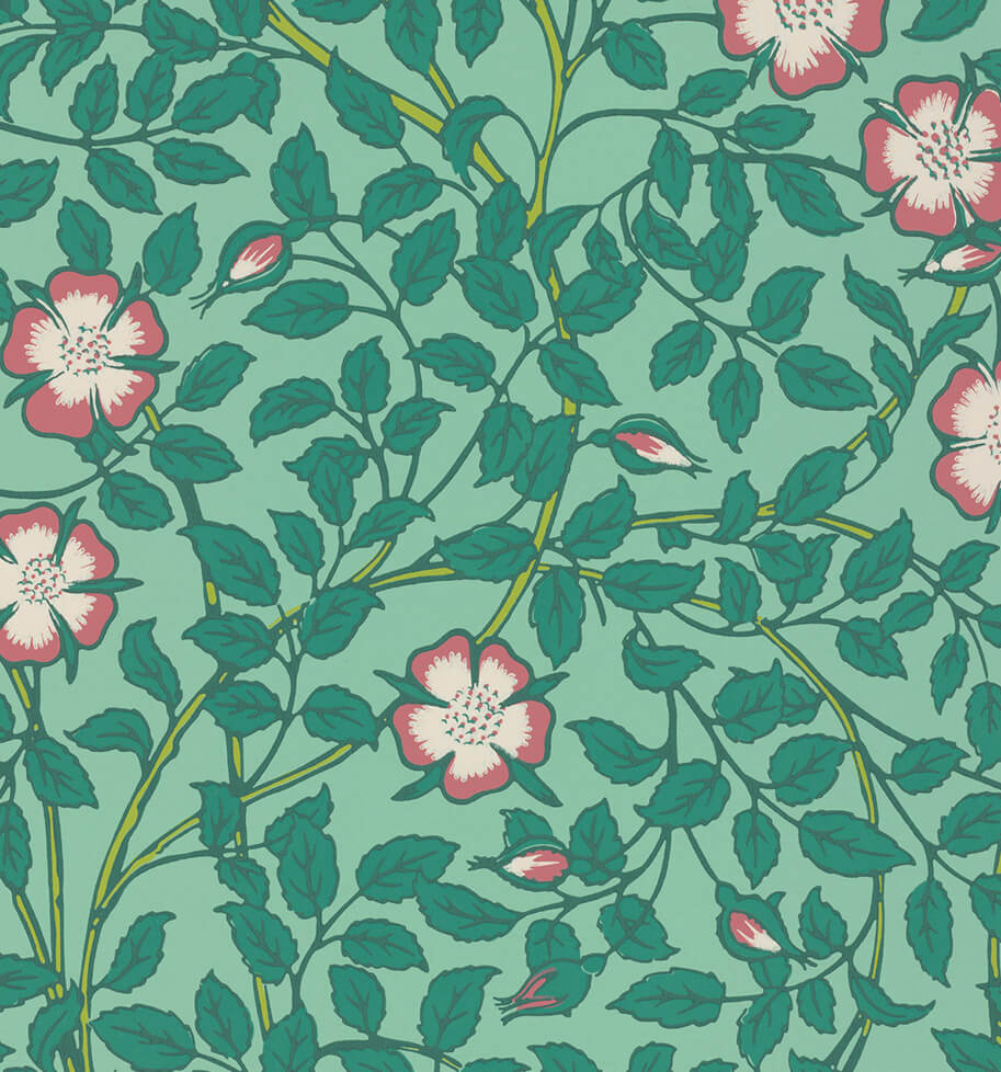 Little Greene Briar Rose Behang 0263BRGVERD - LAB COLOUR THE WORLD