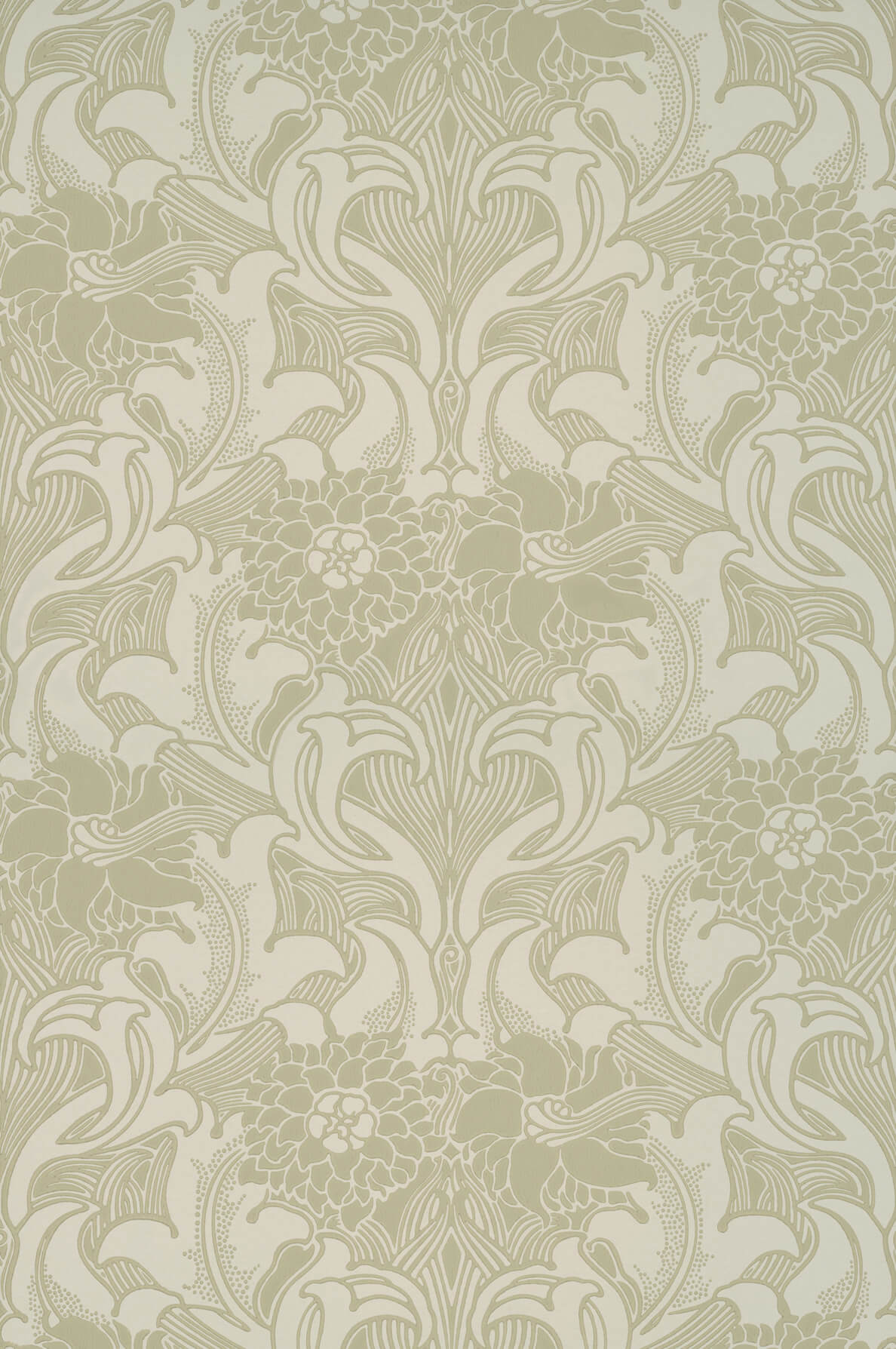 Little Greene Dahlia Scroll Behang 0263DAMIRRO - LAB COLOUR THE WORLD