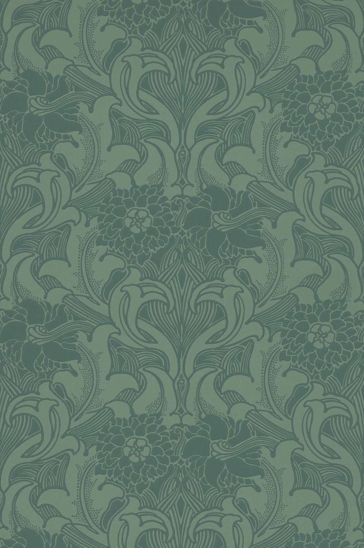 Little Greene Dahlia Scroll Behang 0263DATEAWI - LAB COLOUR THE WORLD
