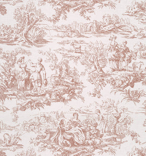 Little Greene Lovers' Toile Behang 0263LOBLUSH - LAB COLOUR THE WORLD