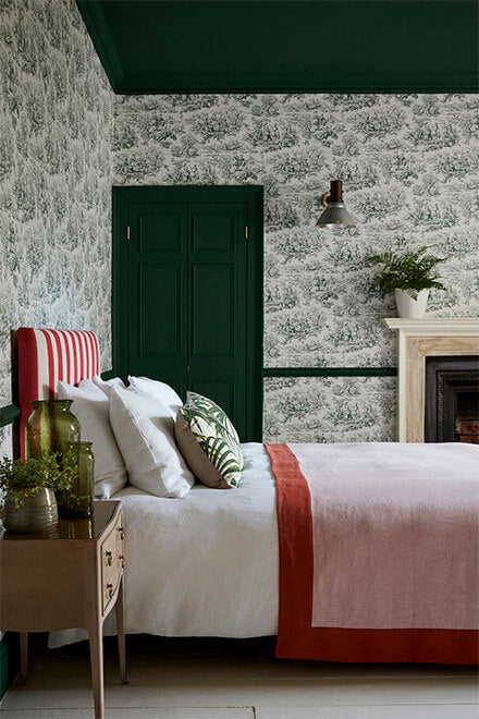 Little Greene Lovers' Toile Behang 0263LOPUCKZ - LAB COLOUR THE WORLD