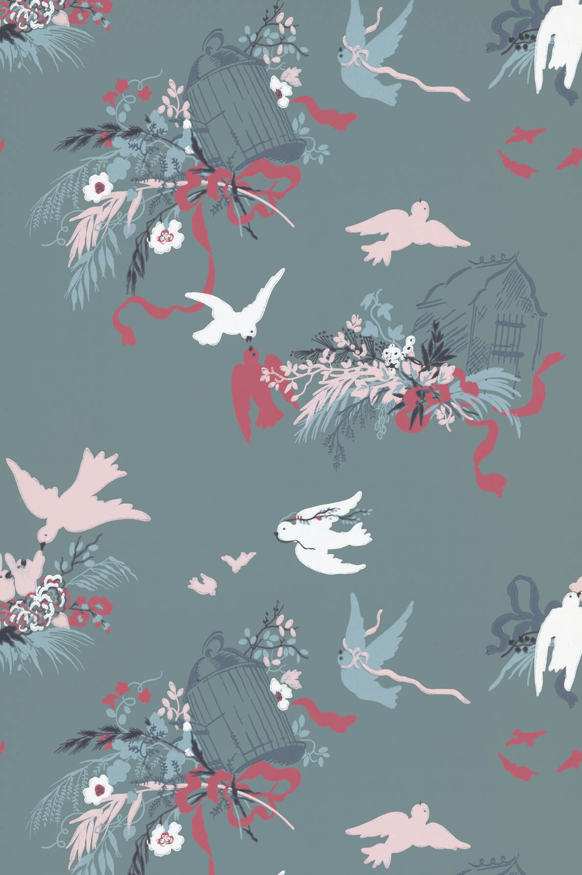 Little Greene Volieres Behang 0263VOETRUR - LAB COLOUR THE WORLD