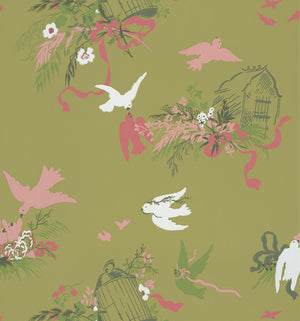 Little Greene Volieres Behang 0263VOGARDE - LAB COLOUR THE WORLD