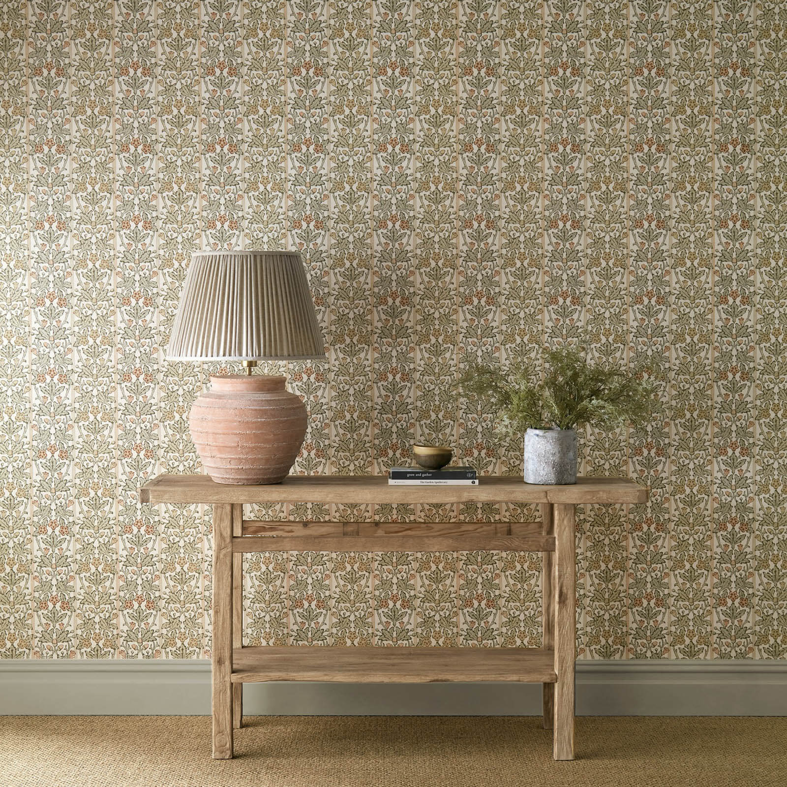 Morris & Co. Oak & Blossom Behang 217589 - LAB COLOUR THE WORLD