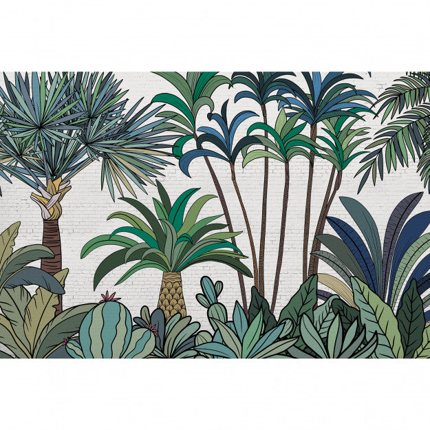 Les Dominotiers Palm Street Behang DOM 614