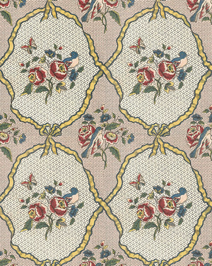 Antoinette Poisson Rubans & Oiseaux Behang Rouleau 54A