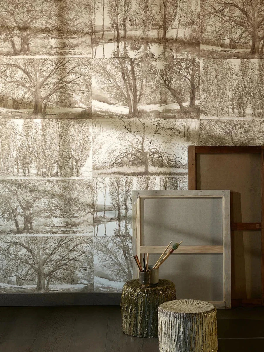 Pierre Frey Arbres et sous bois Behang FP235001 - LAB COLOUR THE WORLD