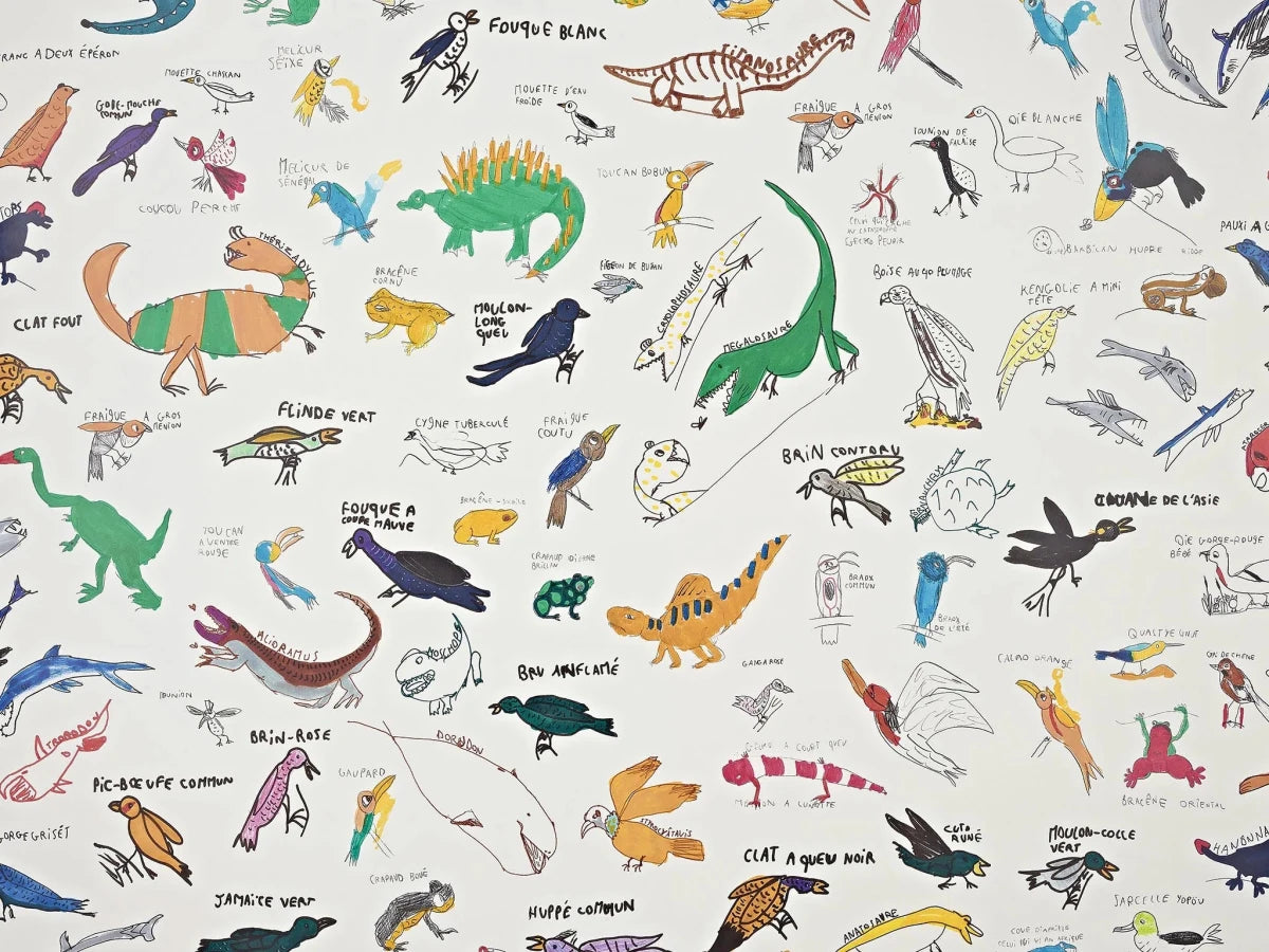 Pierre Frey Encyclopedie Behang FP818001 - LAB COLOUR THE WORLD