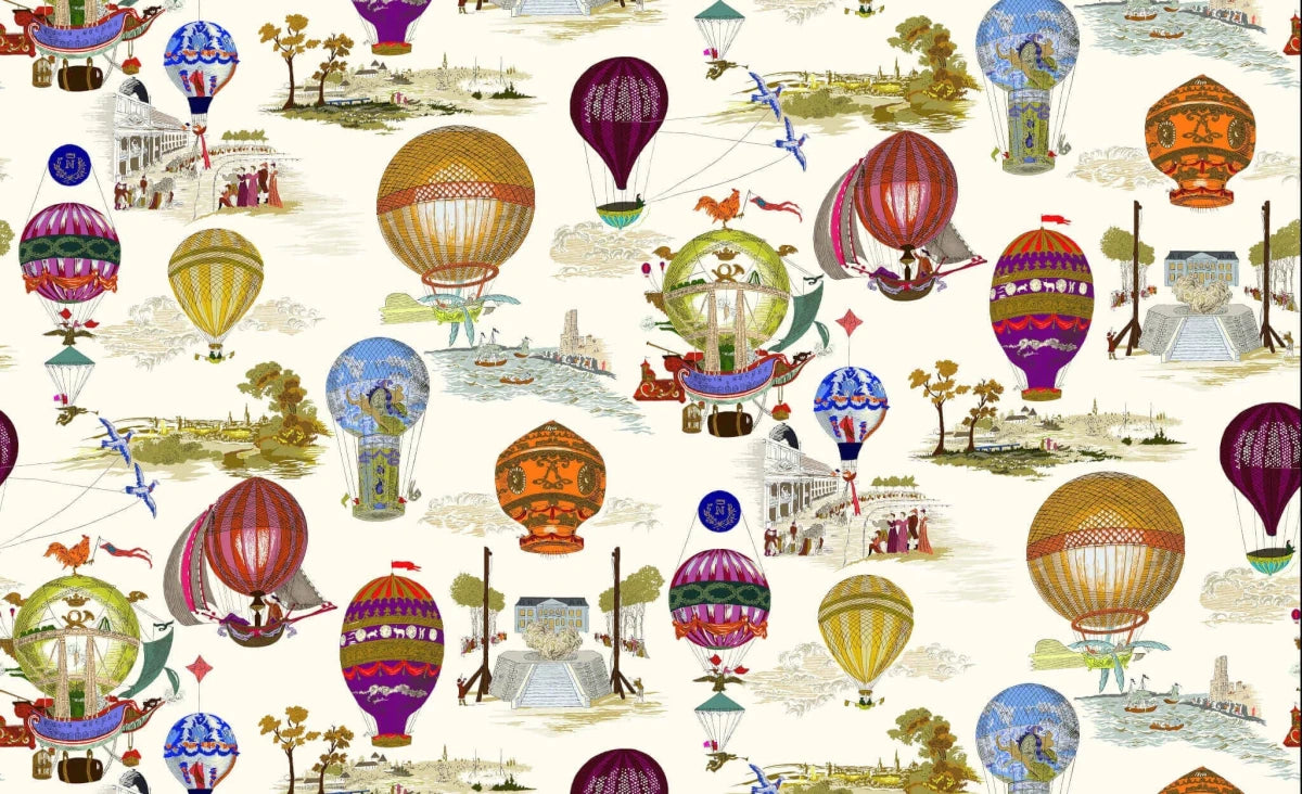 Pierre Frey Les aeronefs Behang FP431002 - LAB COLOUR THE WORLD
