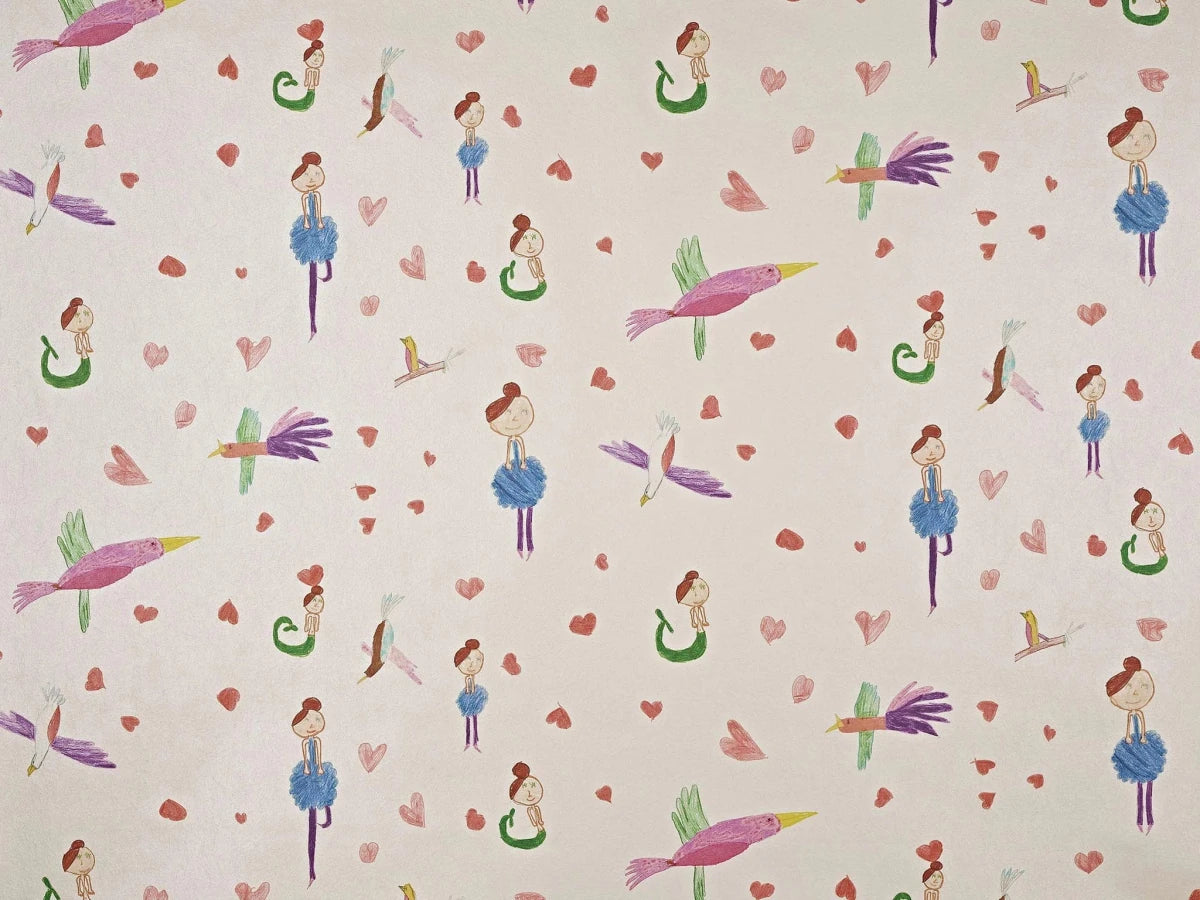 Pierre Frey Les ballerines d'esther & romane Behang FP816001 - LAB COLOUR THE WORLD