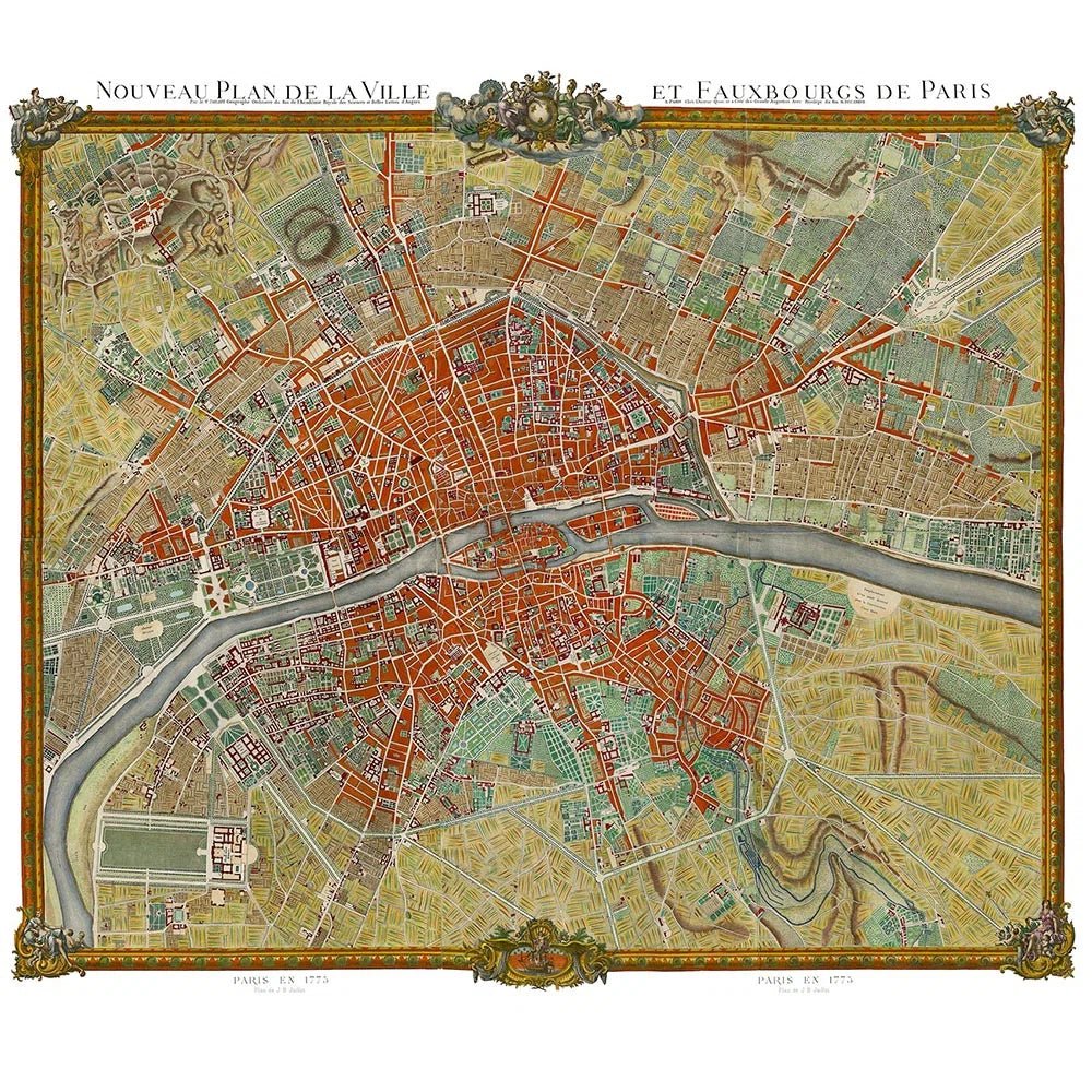 Pierre Frey Plan Jaillot Behangpaneel FP995001 - LAB COLOUR THE WORLD