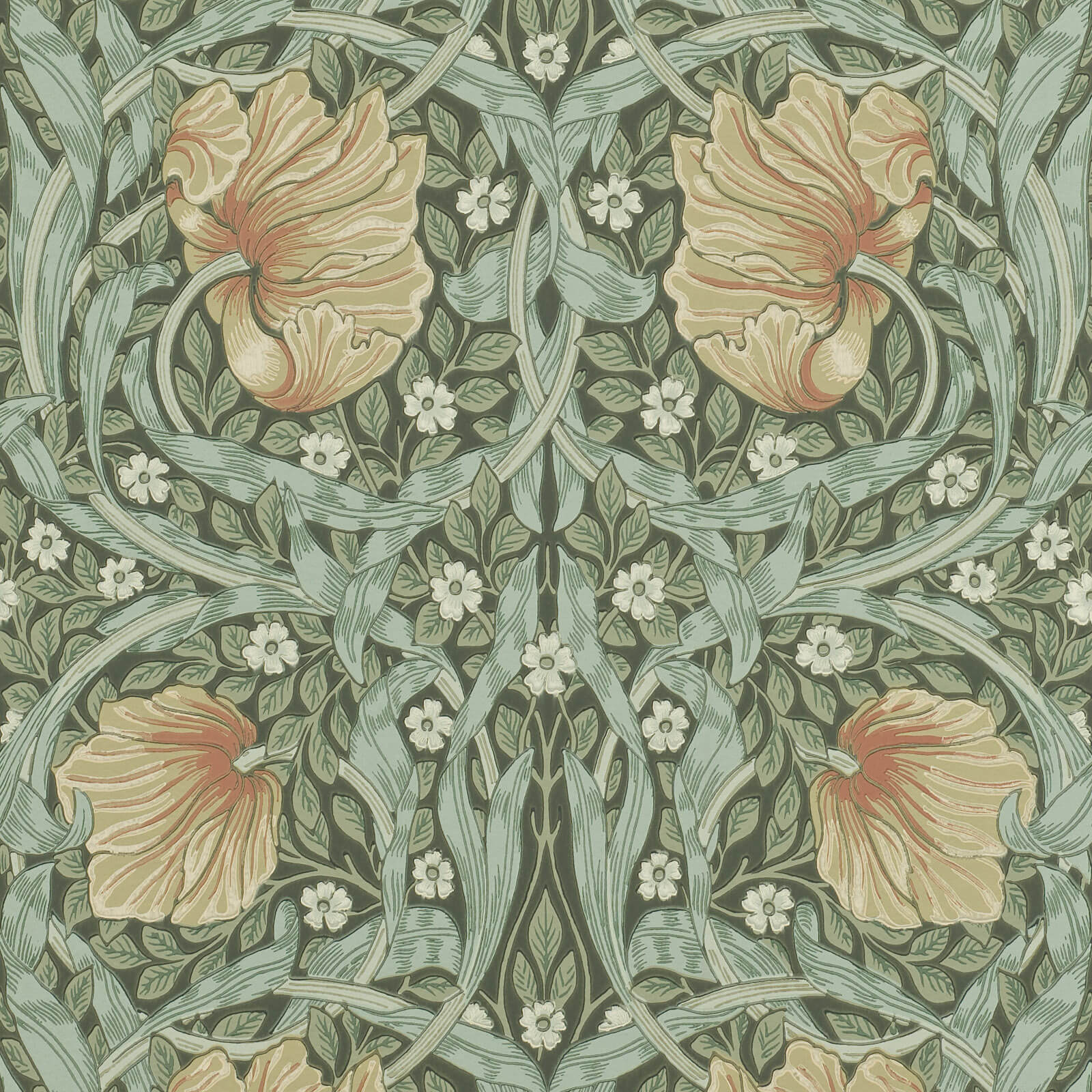 Morris & Co. Pimpernel Behang 210388 - LAB COLOUR THE WORLD