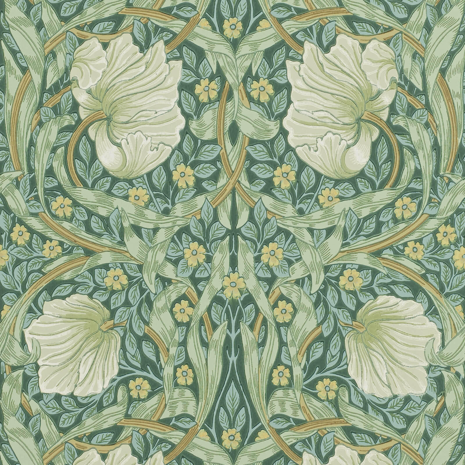 Morris & Co. Pimpernel Behang 210389 - LAB COLOUR THE WORLD