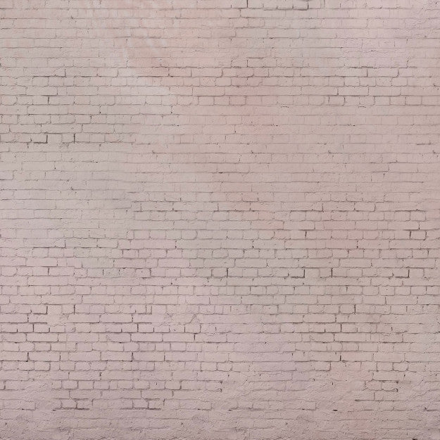 Les Dominotiers Pink Brick Wall Rose Behang DOM 403