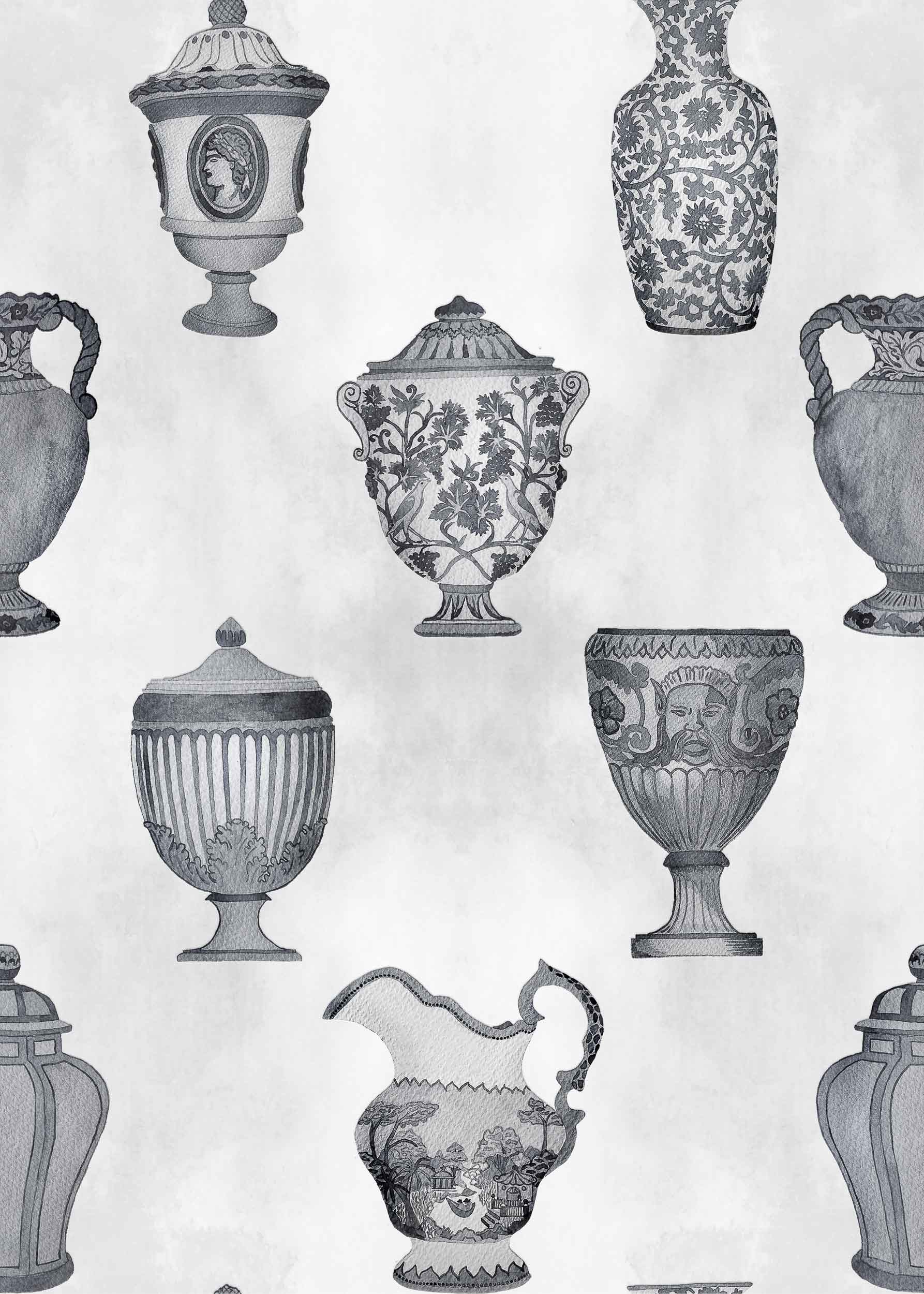 Coordonné Maximalism Porcelaine behang 9300022 behang afbeelding 1