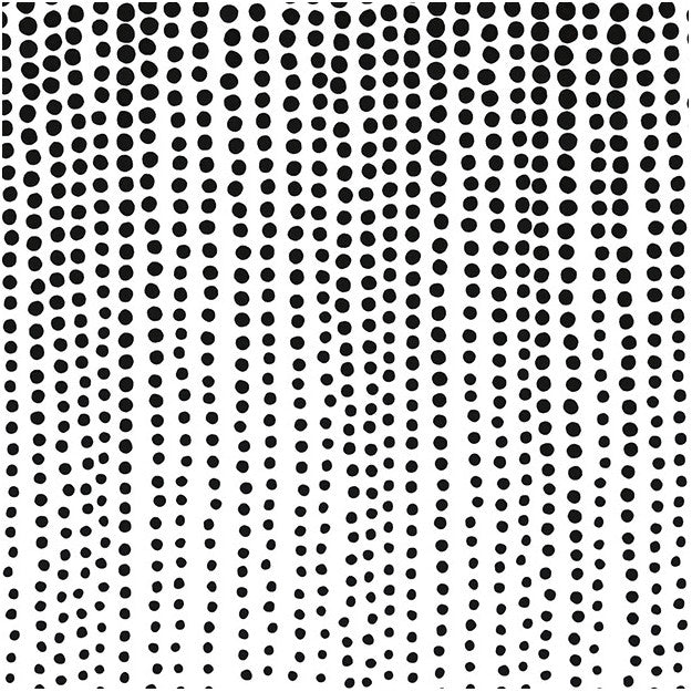 Les Dominotiers Rain Drops Black And White Behang DOM 7-5