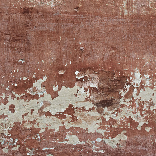 Les Dominotiers Red Patina Wall Behang DOM 414