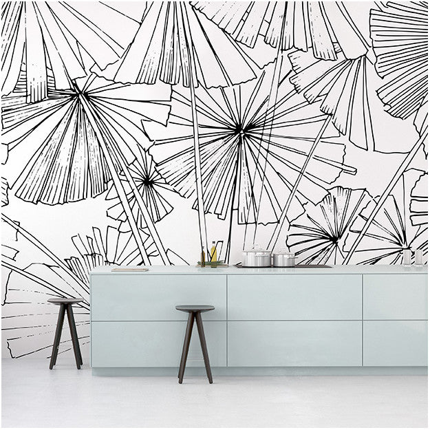 Les Dominotiers Sagamore Black & White Behang DOM 1412-1