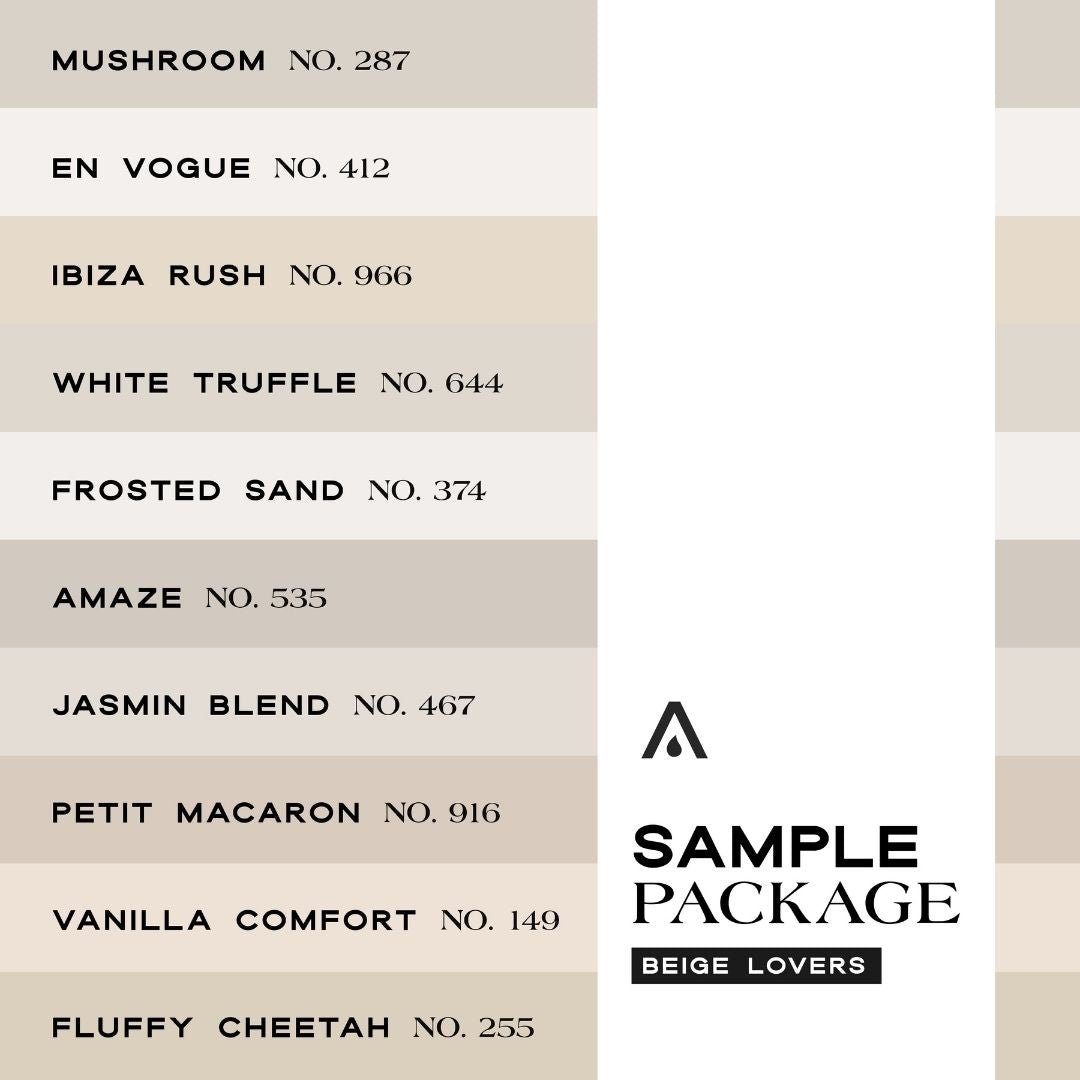 SAMPLE PACKAGE BEIGE LOVERS - LAB COLOUR THE WORLD