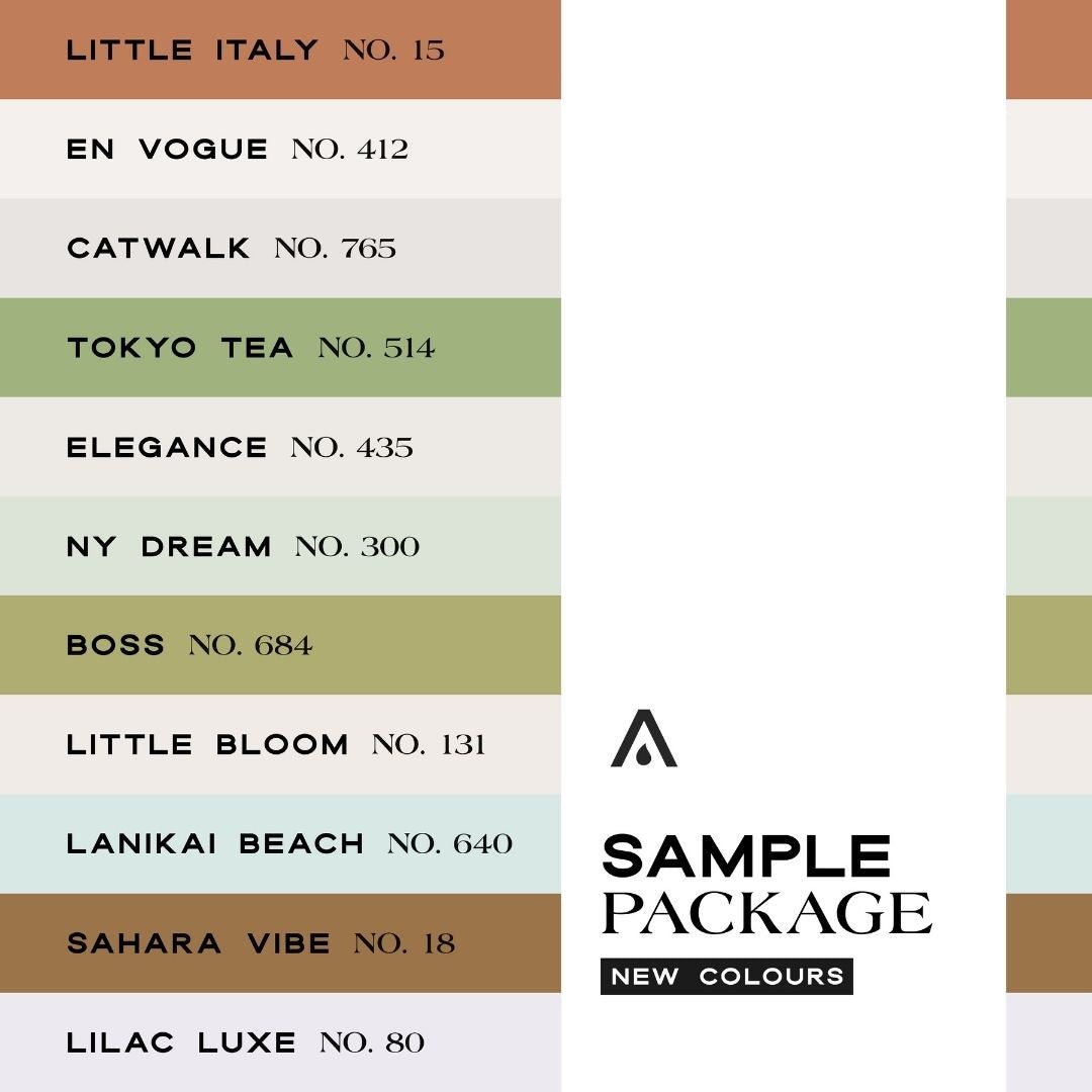 SAMPLE PACKAGE NEW COLOURS - LAB COLOUR THE WORLD