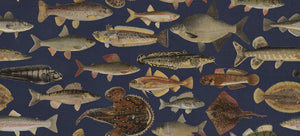 Sandberg Scandinavian Fish Behang S10729 - LAB COLOUR THE WORLD