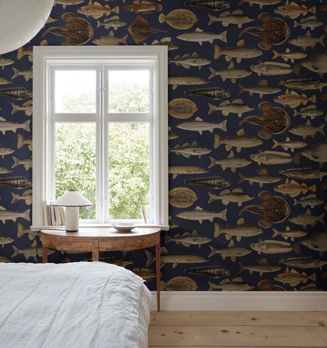 Sandberg Scandinavian Fish Behang S10729 - LAB COLOUR THE WORLD