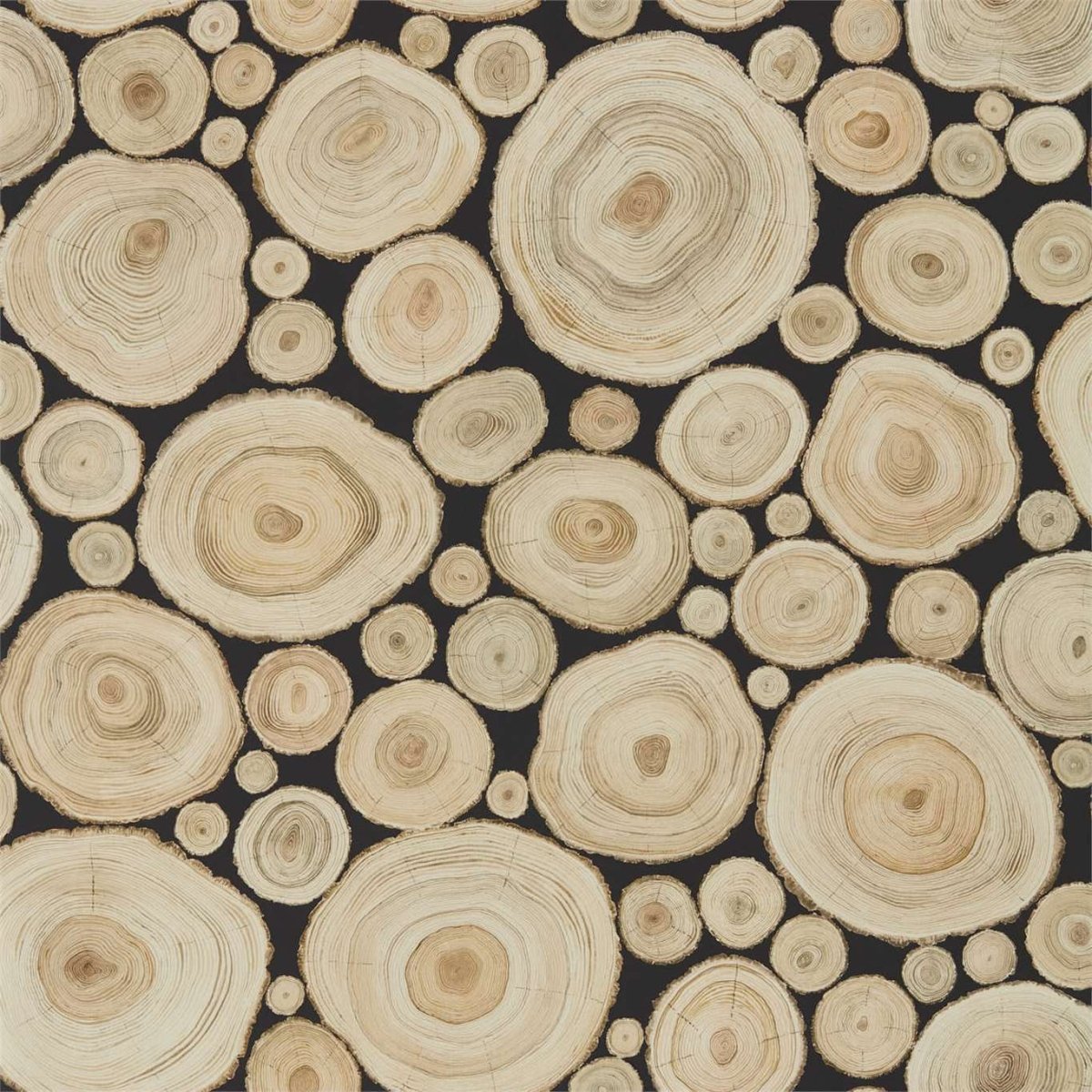 Sanderson Alnwick Logs Behang 216510 - LAB COLOUR THE WORLD