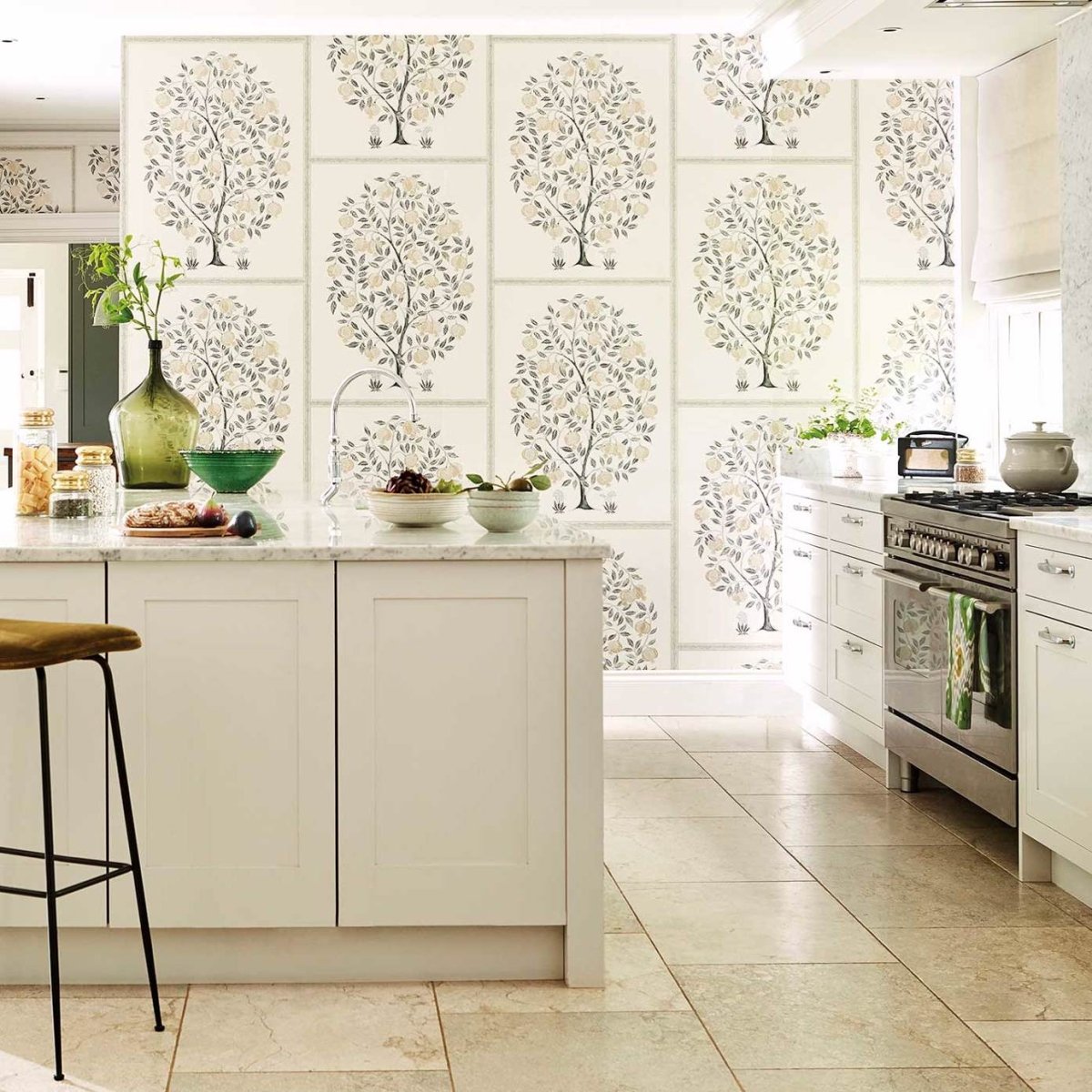 Sanderson Anaar Tree Behang 216790 - LAB COLOUR THE WORLD
