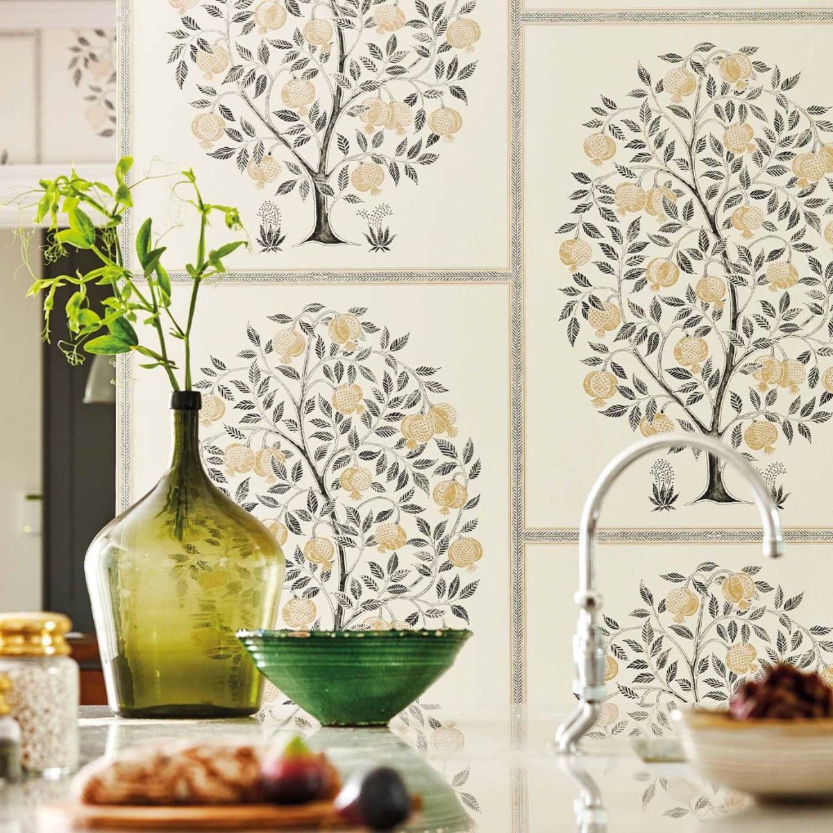 Sanderson Anaar Tree Behang 216791 - LAB COLOUR THE WORLD