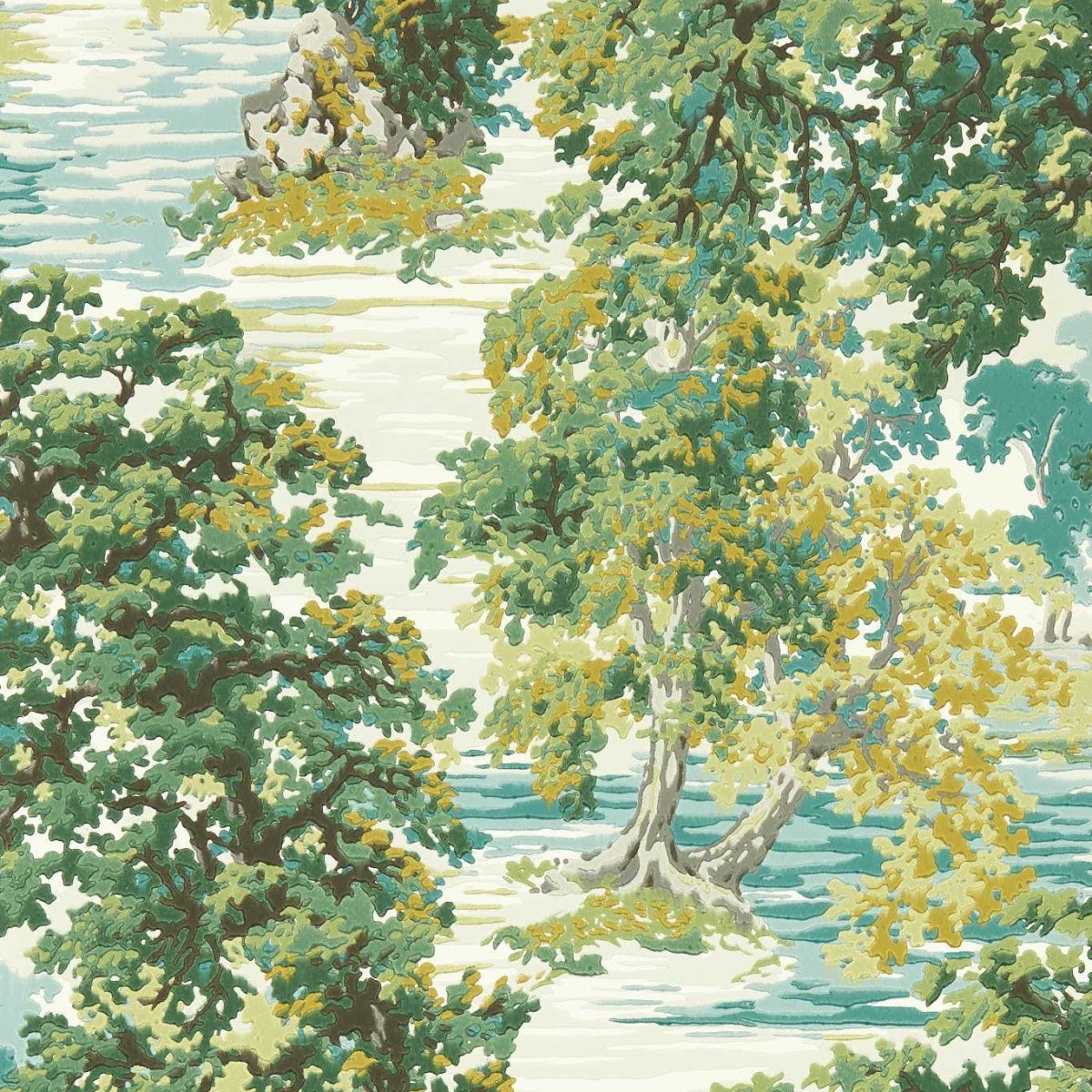 Sanderson Ancient Canopy Behang 217220 - LAB COLOUR THE WORLD