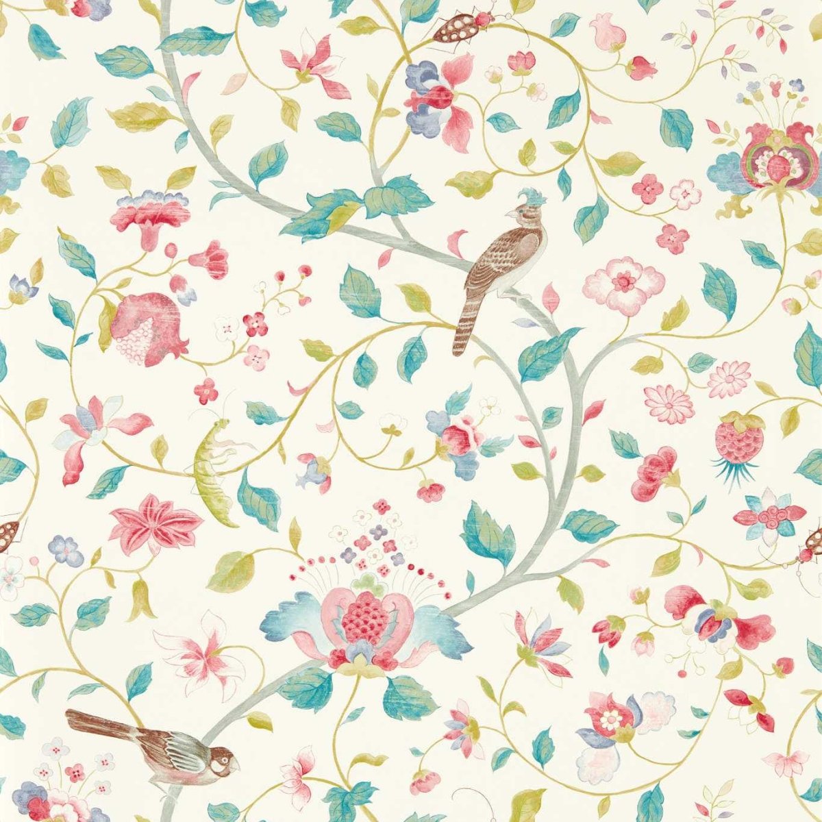 Sanderson Aril's Garden Behang 217236 - LAB COLOUR THE WORLD