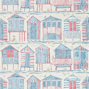 Sanderson Beach Huts Behang 216559 - LAB COLOUR THE WORLD