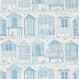 Sanderson Beach Huts Behang 216560 - LAB COLOUR THE WORLD
